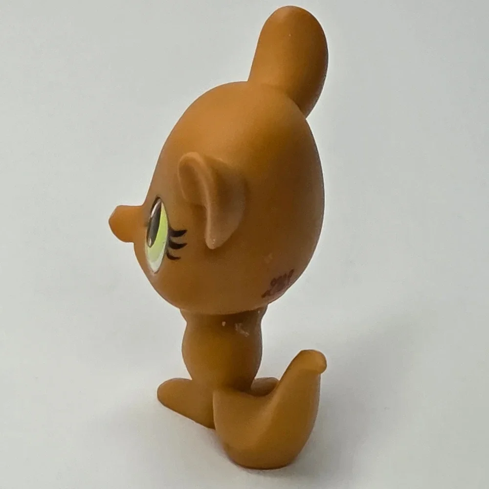 Hasbro Littlest Pet Shop Chipmunk 2321 Brown Pink Candy Swirl Green Eyes Toy